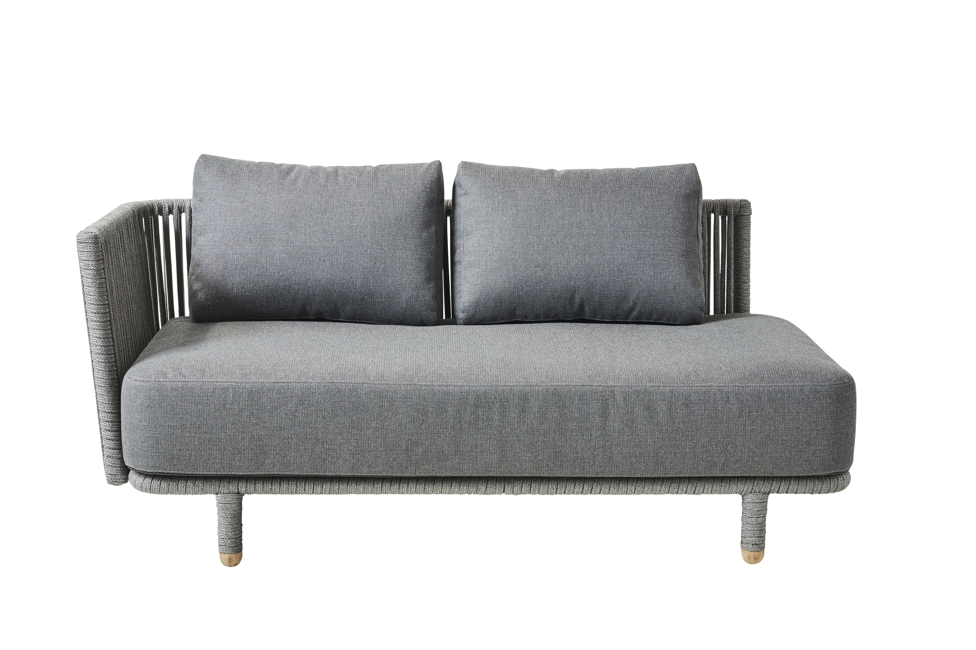 Moments Outdoor 2-Sitzer Sofa rechts Cane-Line