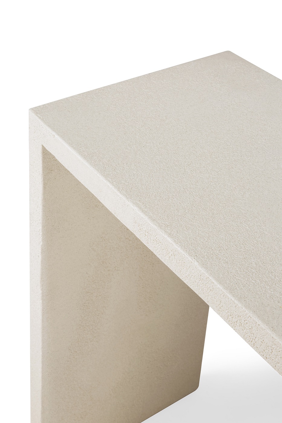 Elements Konsole Microcement Off White Ethnicraft
