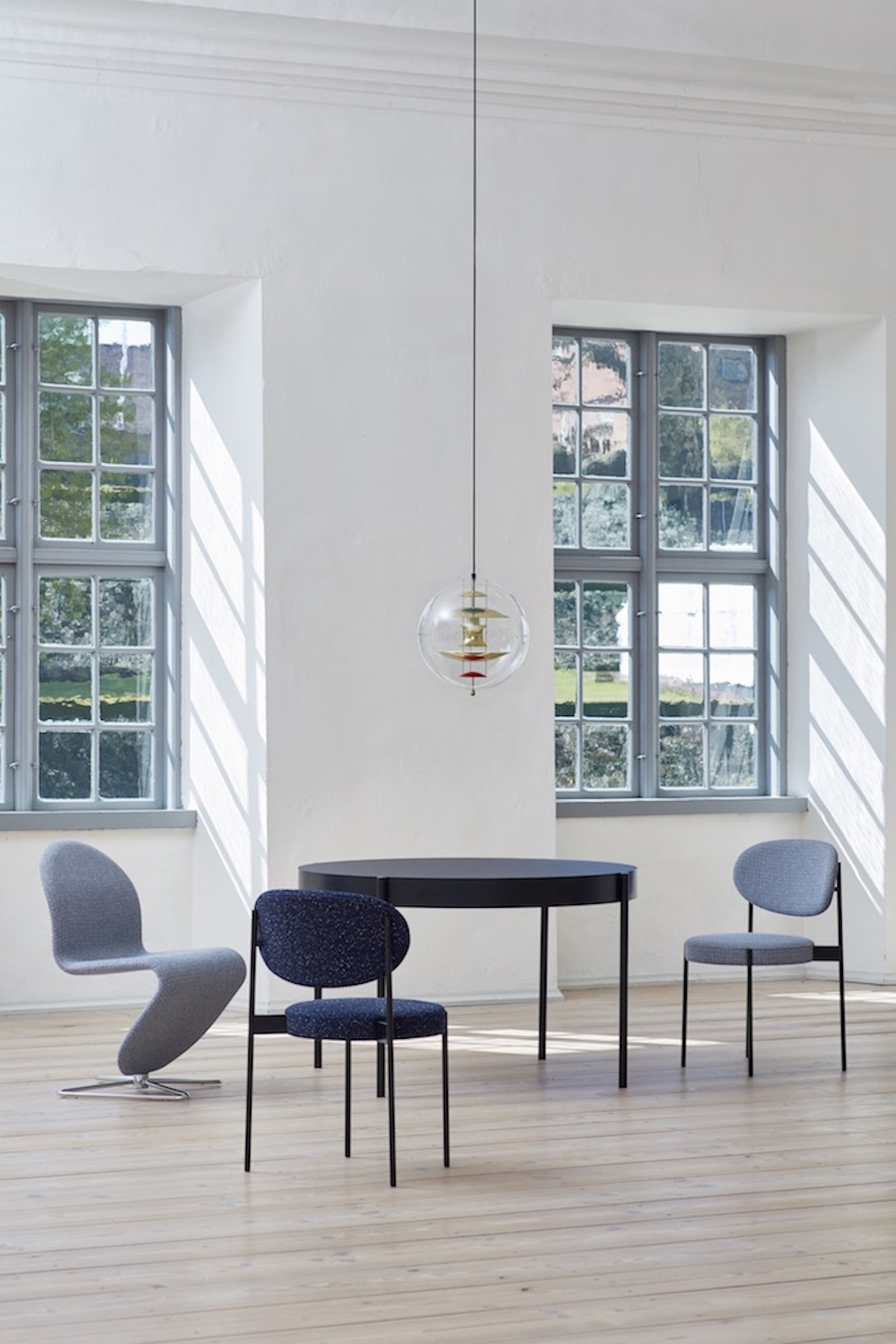 VP Globe Brass Finish Pendelleuchte Verpan