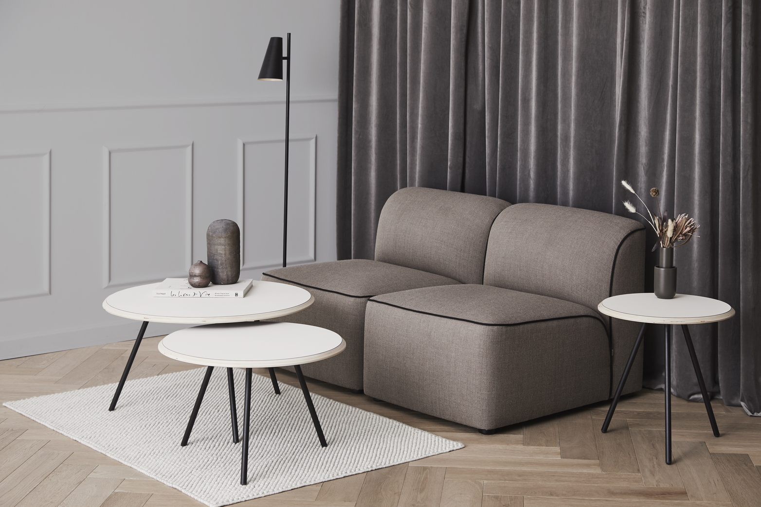 Flora 2,5-Sitzer Modul-Sofa Woud