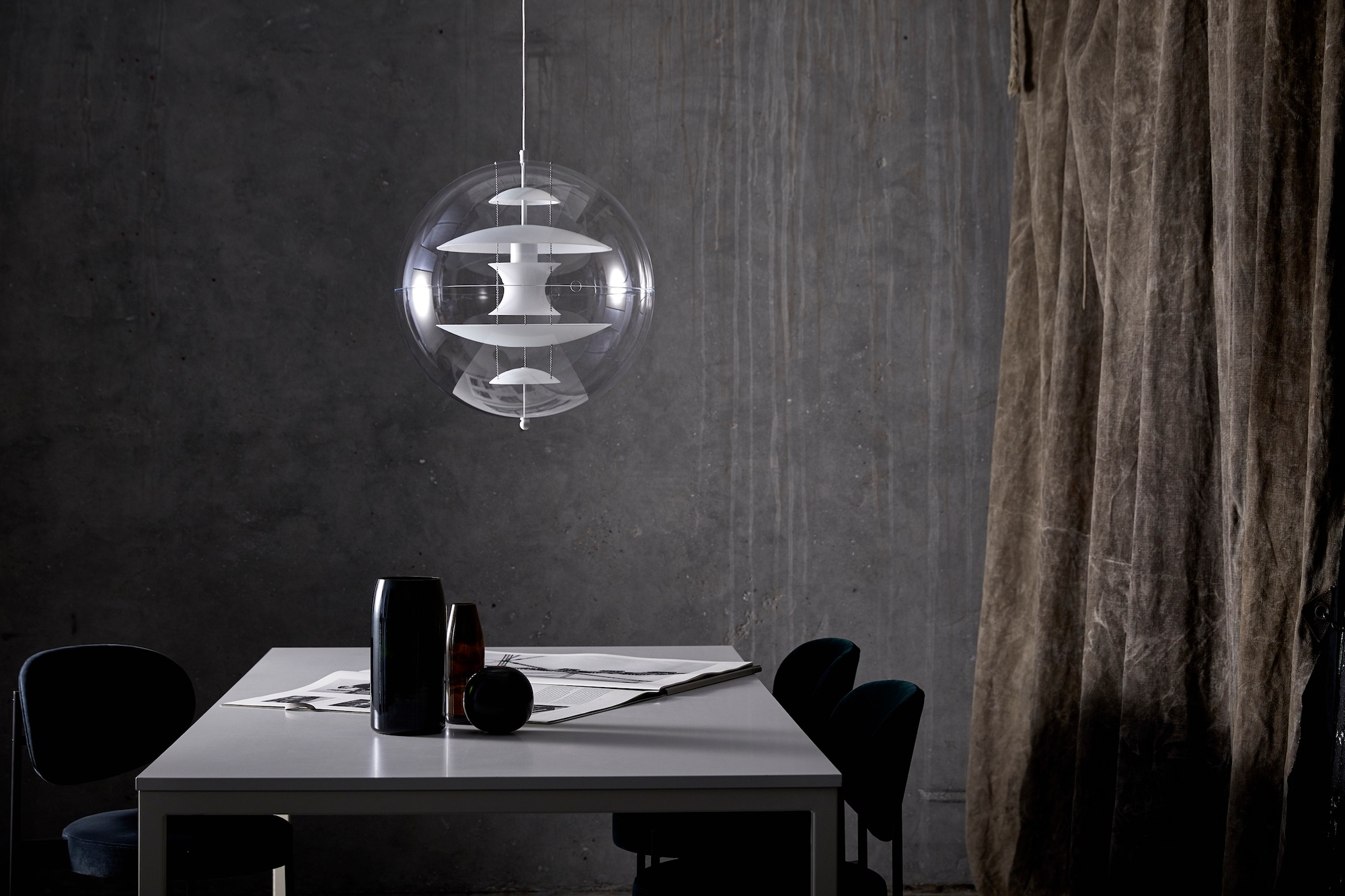 VP Globe Glass Pendelleuchte Verpan