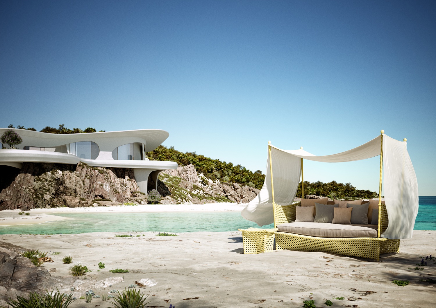 Daydream Daybed mit Polster Dedon