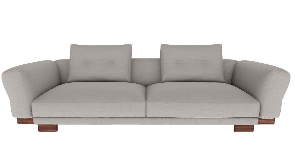 Sengu lineares Sofa - einzeln verwendbar Cassina