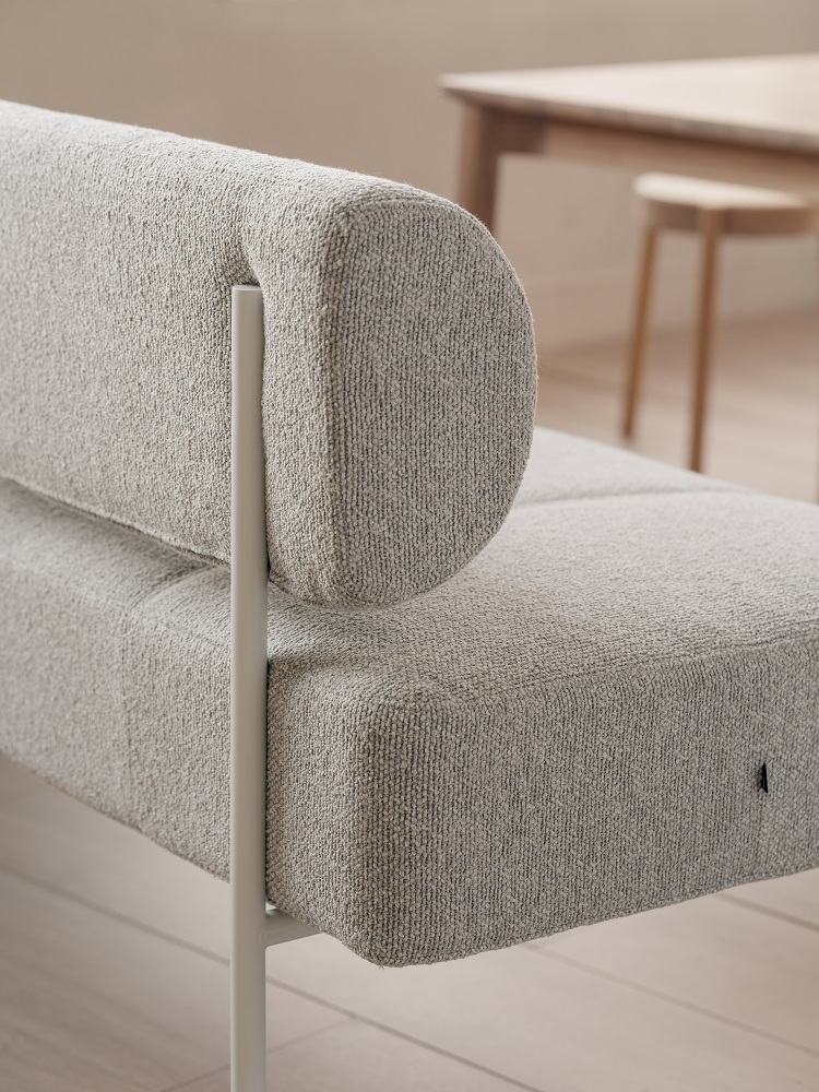 Daybe dining sofa Esszimmersofa Northern Brusvik 65 Weiß