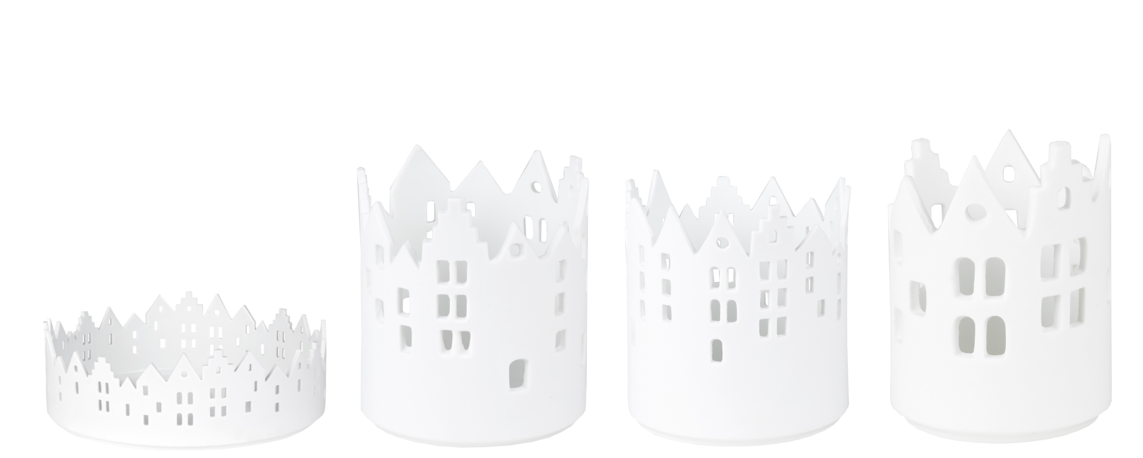 Zuhause Lichthaus Sortiment 4-er Set Stadtlichter Räder 