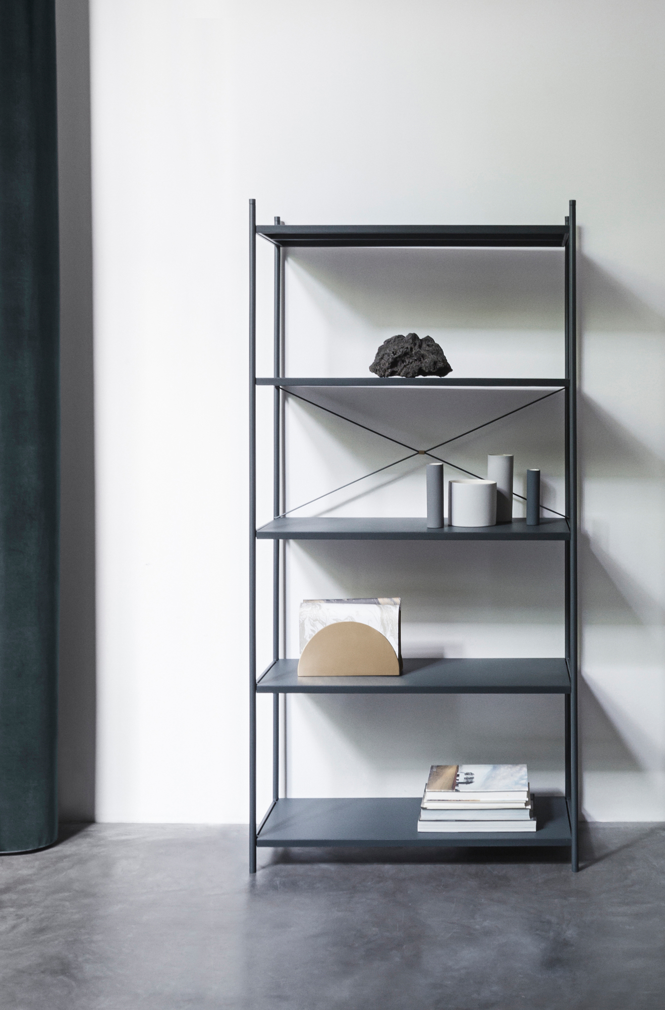 Punctual Shelving System 1x5 Regal Ferm Living