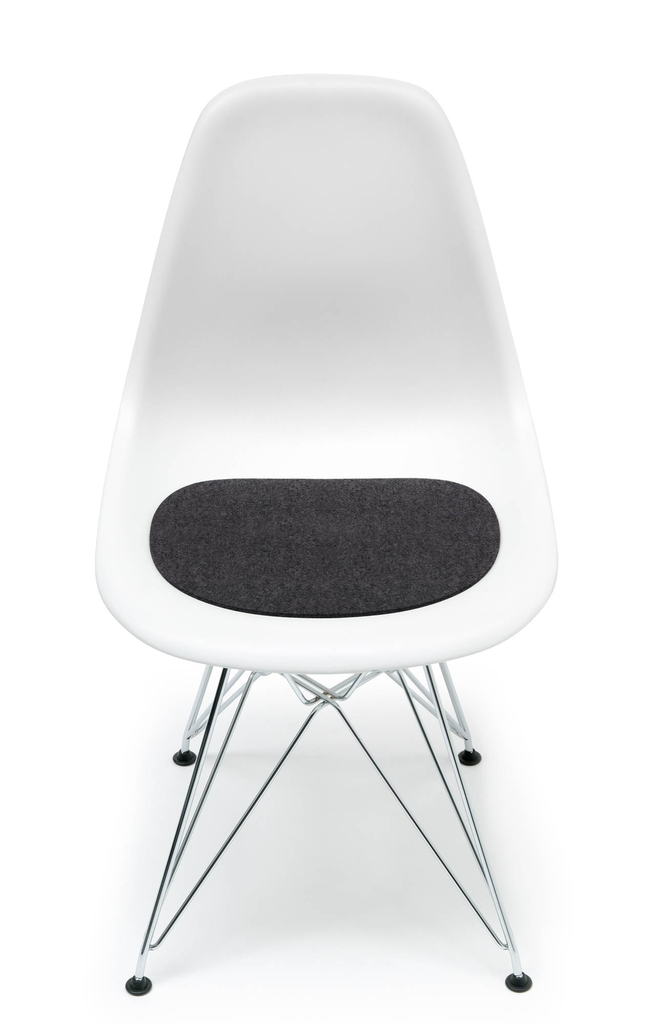 Sitzauflage-Filzauflage Eames Plastic Side Chairs DSR / DSW graphit Hey Sign