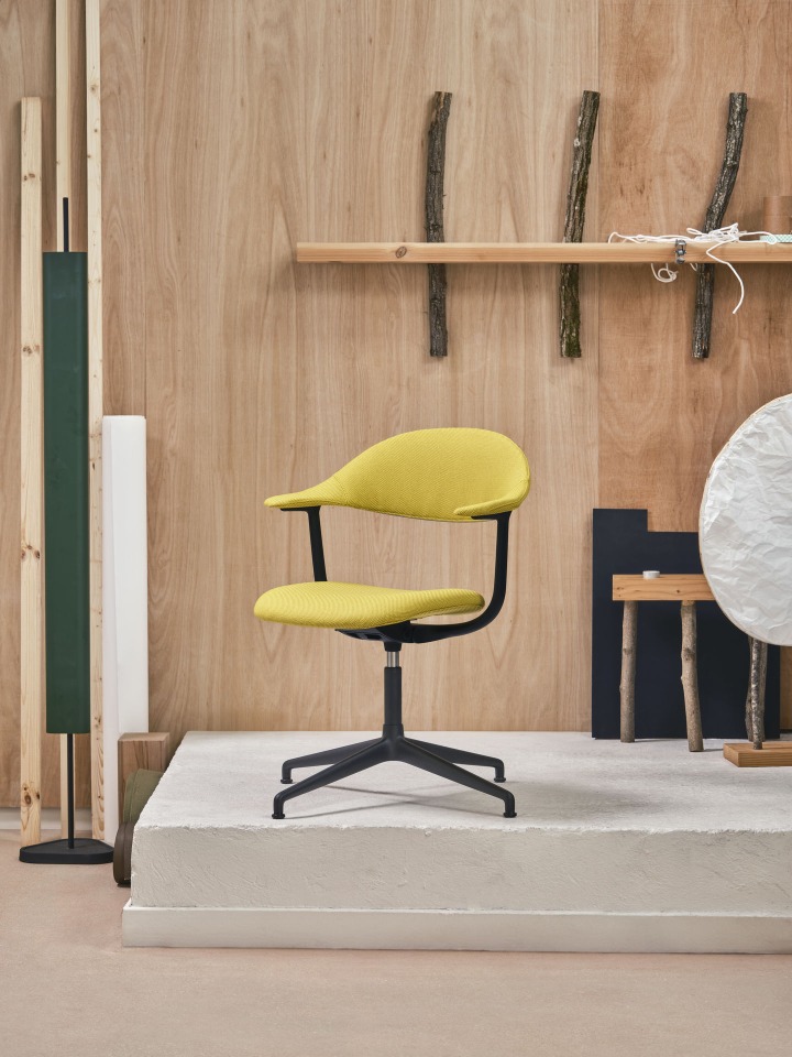Mynt Rücken und Sitz Kunststoff Bürodrehstuhl Vitra