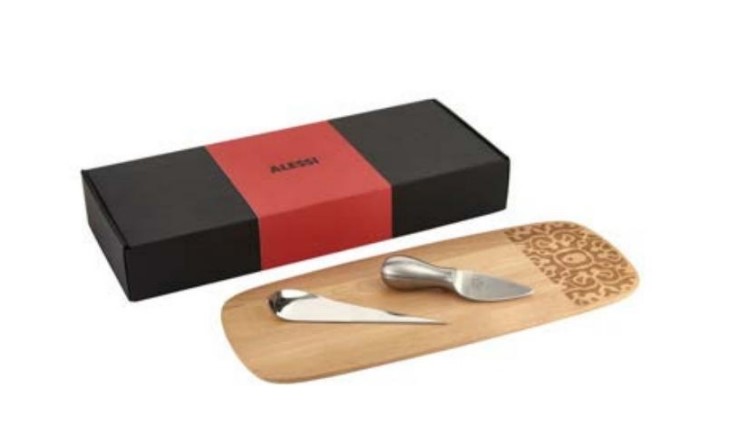 MW22SET Cheese Set Servierbrett + 2 Käsemesser Alessi
