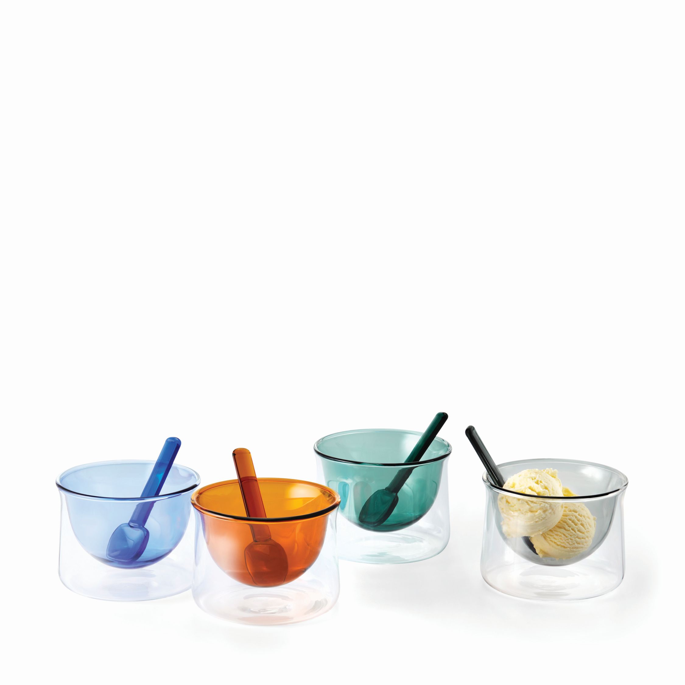 Gelato Becher mit Löffel Philippi