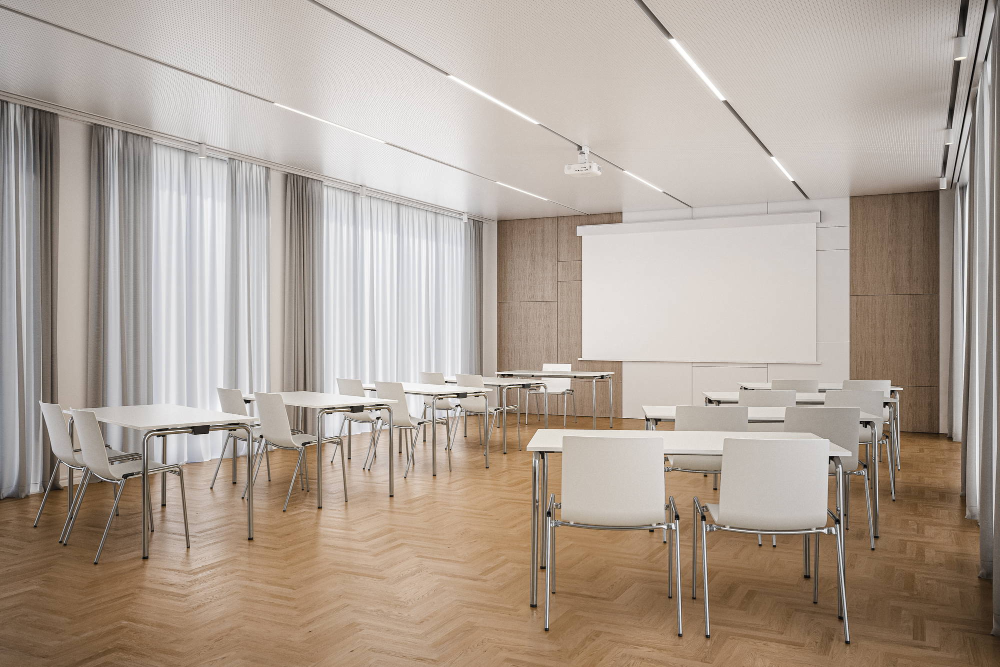 S 1196/1 Klappbarer Tisch Thonet 140 cm