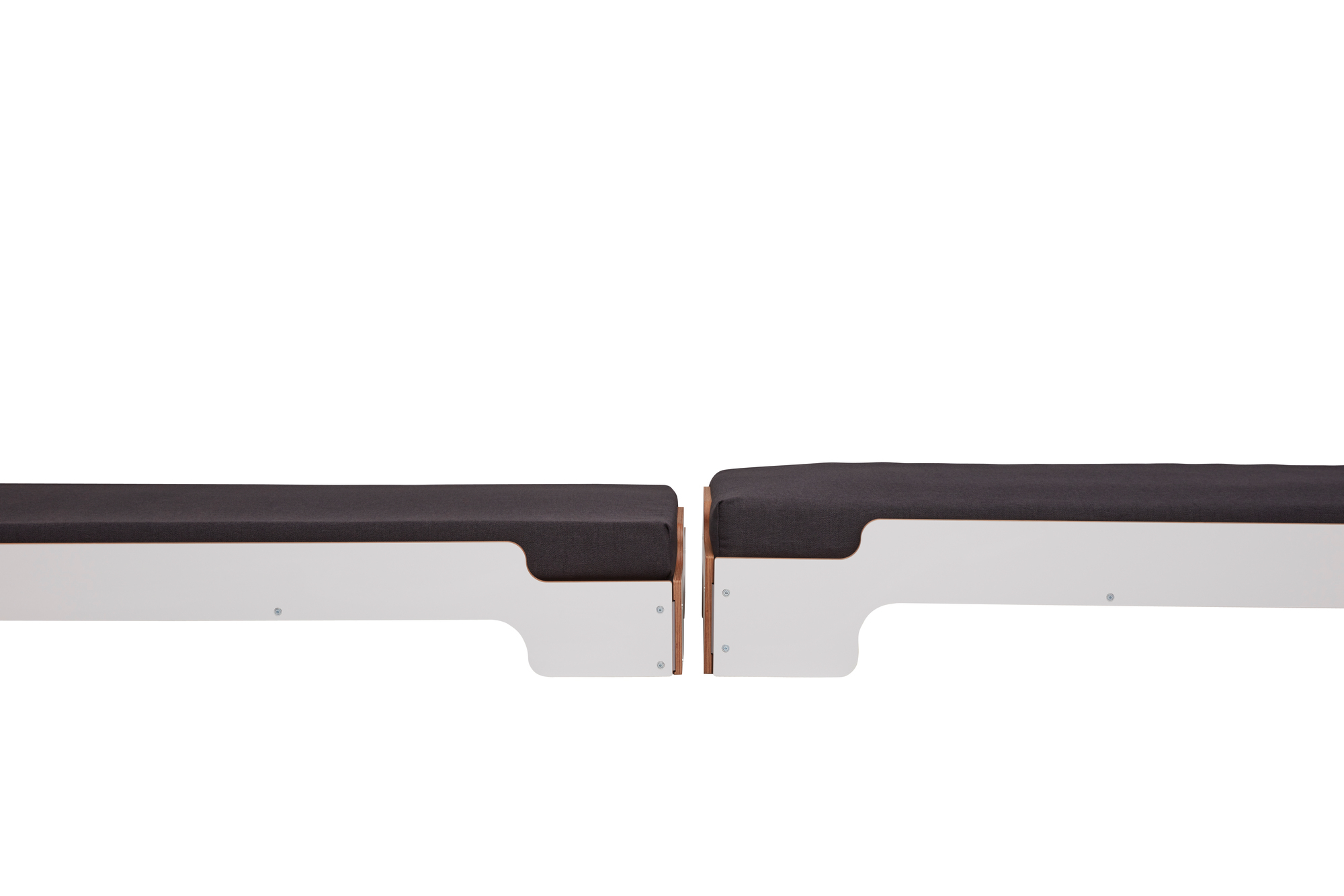 Stapelliege CPL Weiß Komfort Höhe Müller Möbelwerkstätten 200x90 cm