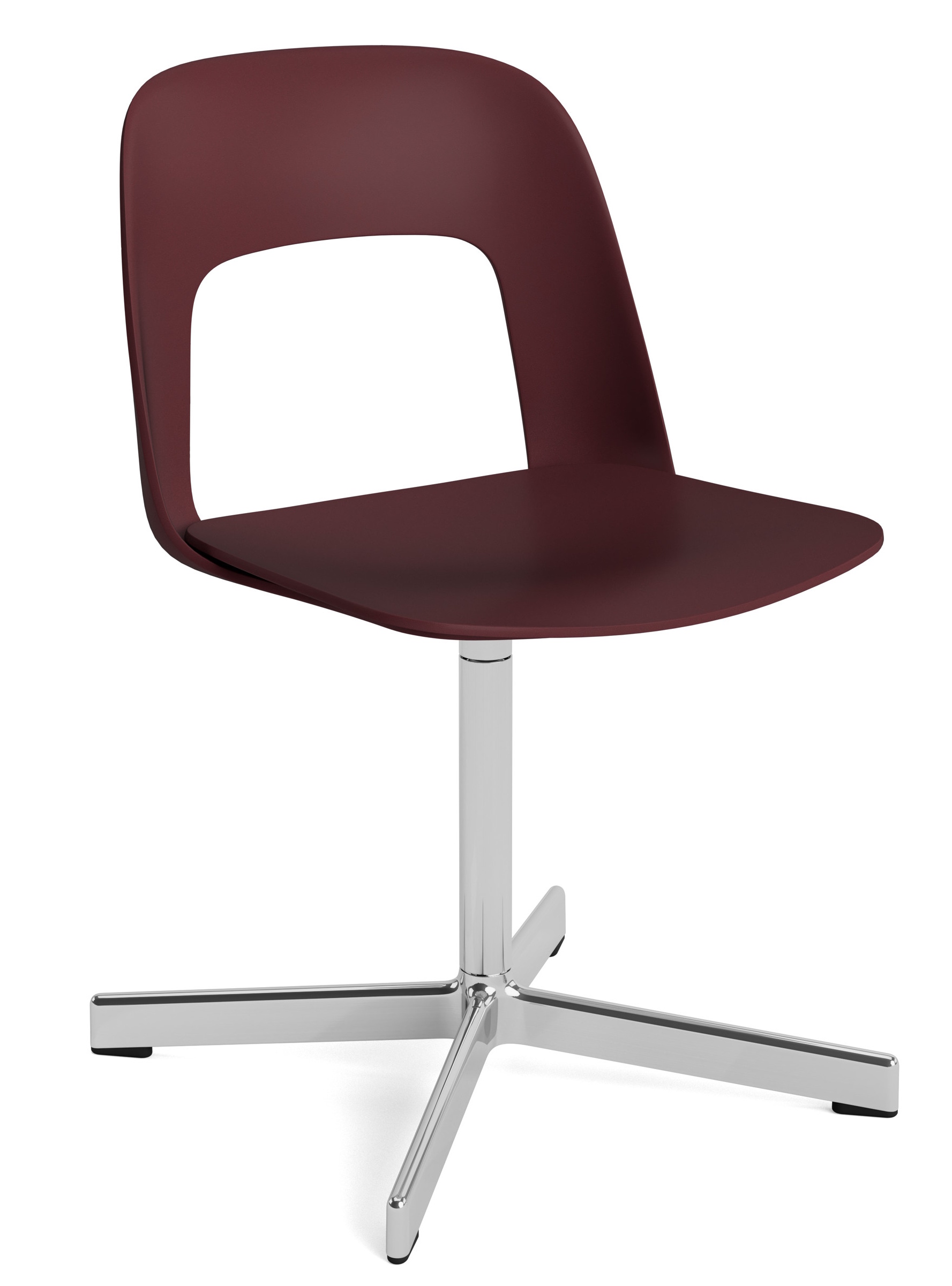 Layout Side Chair 131 4-Stern Drehfuß Stuhl Hay