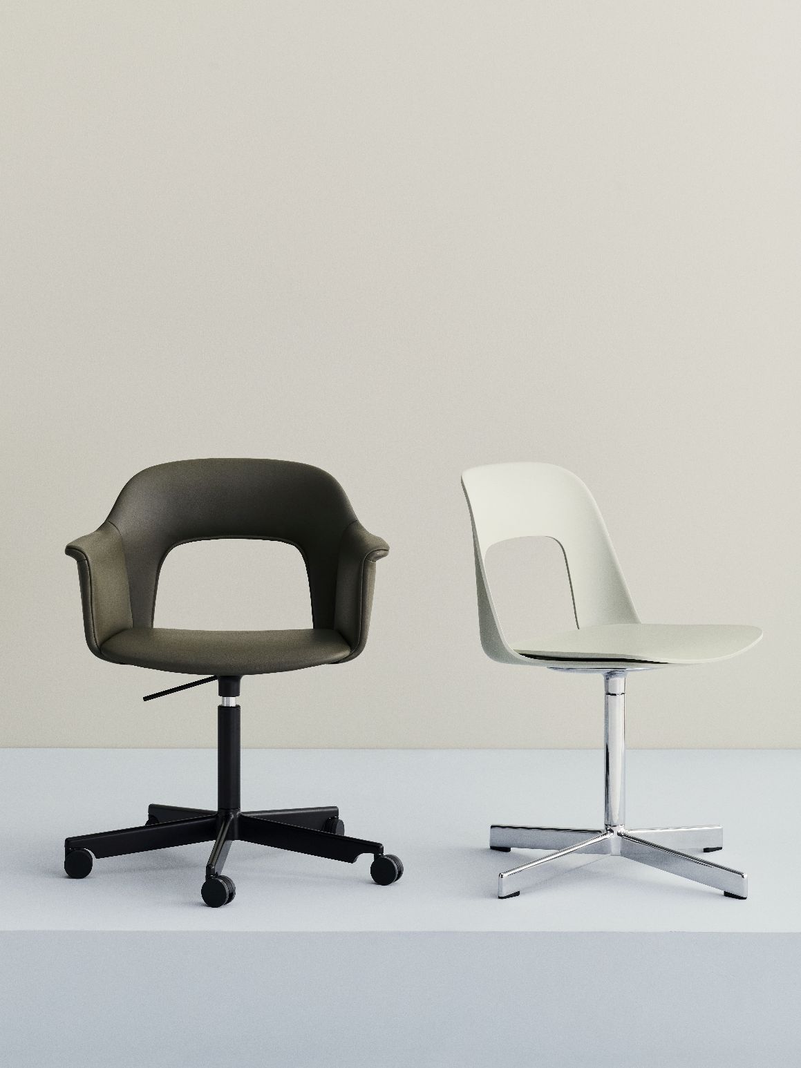 Layout Side Chair 131 4-Stern Drehfuß Stuhl Hay