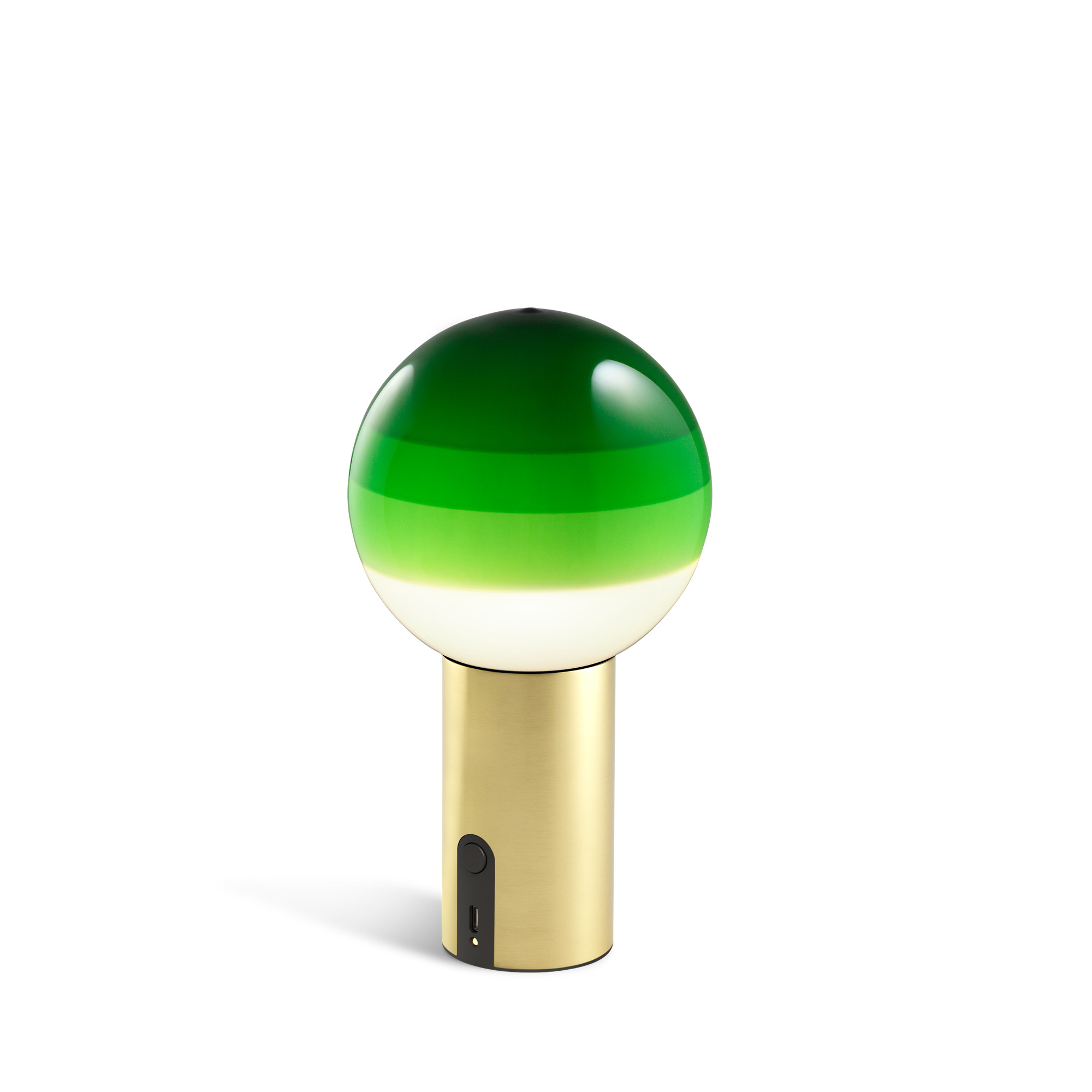 Dipping Light Portable Akkuleuchte Marset Grün - Messing