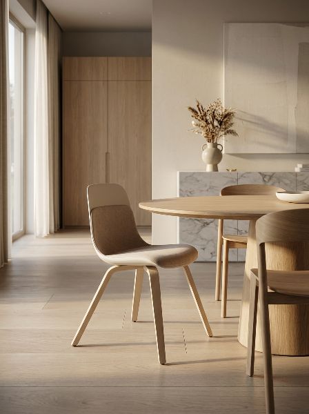 Elephantino Stuhl Holzgestell Kristalia