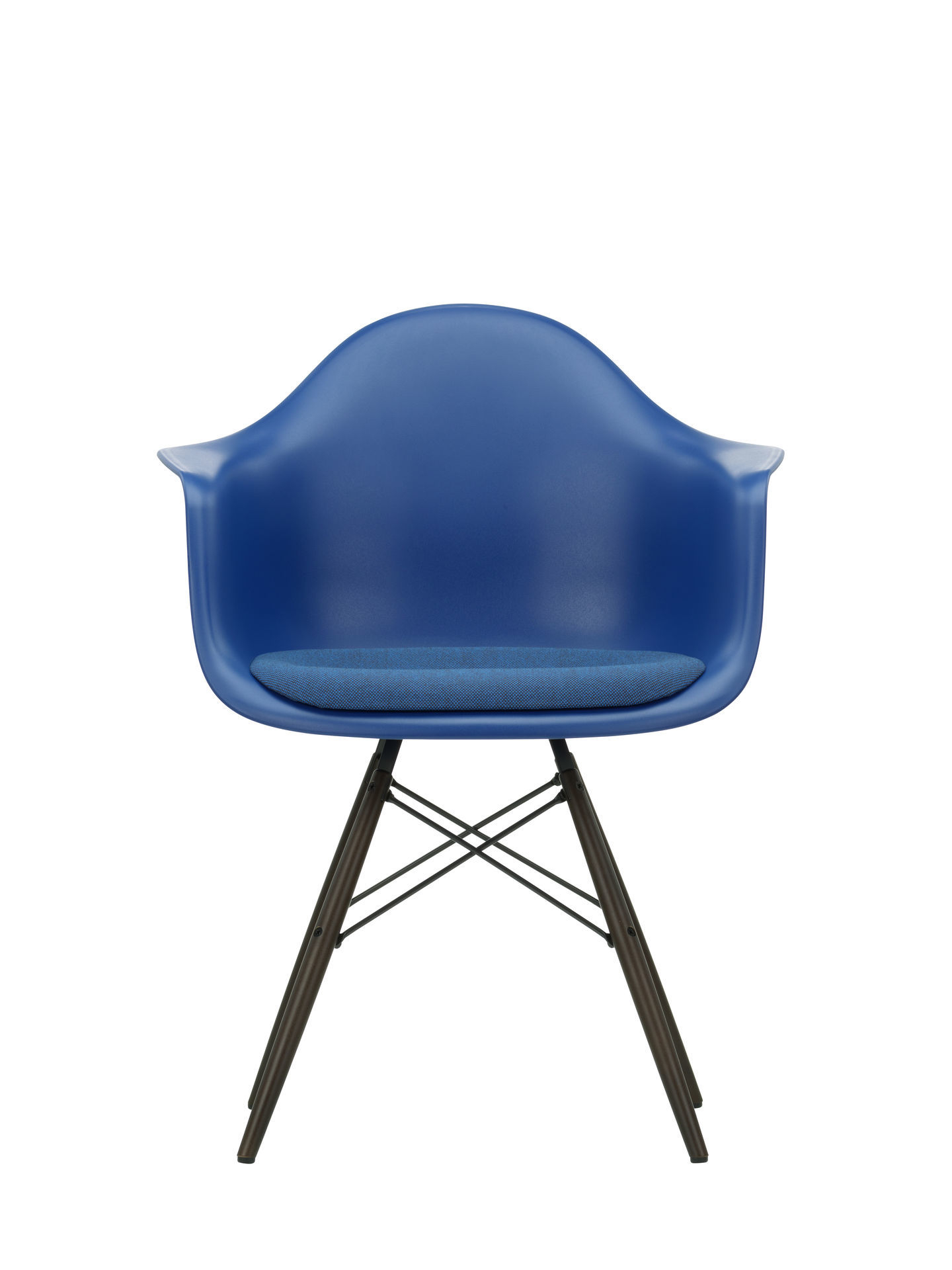 Eames Plastic Arm Chair DAW Stuhl mit Sitzpolster Vitra