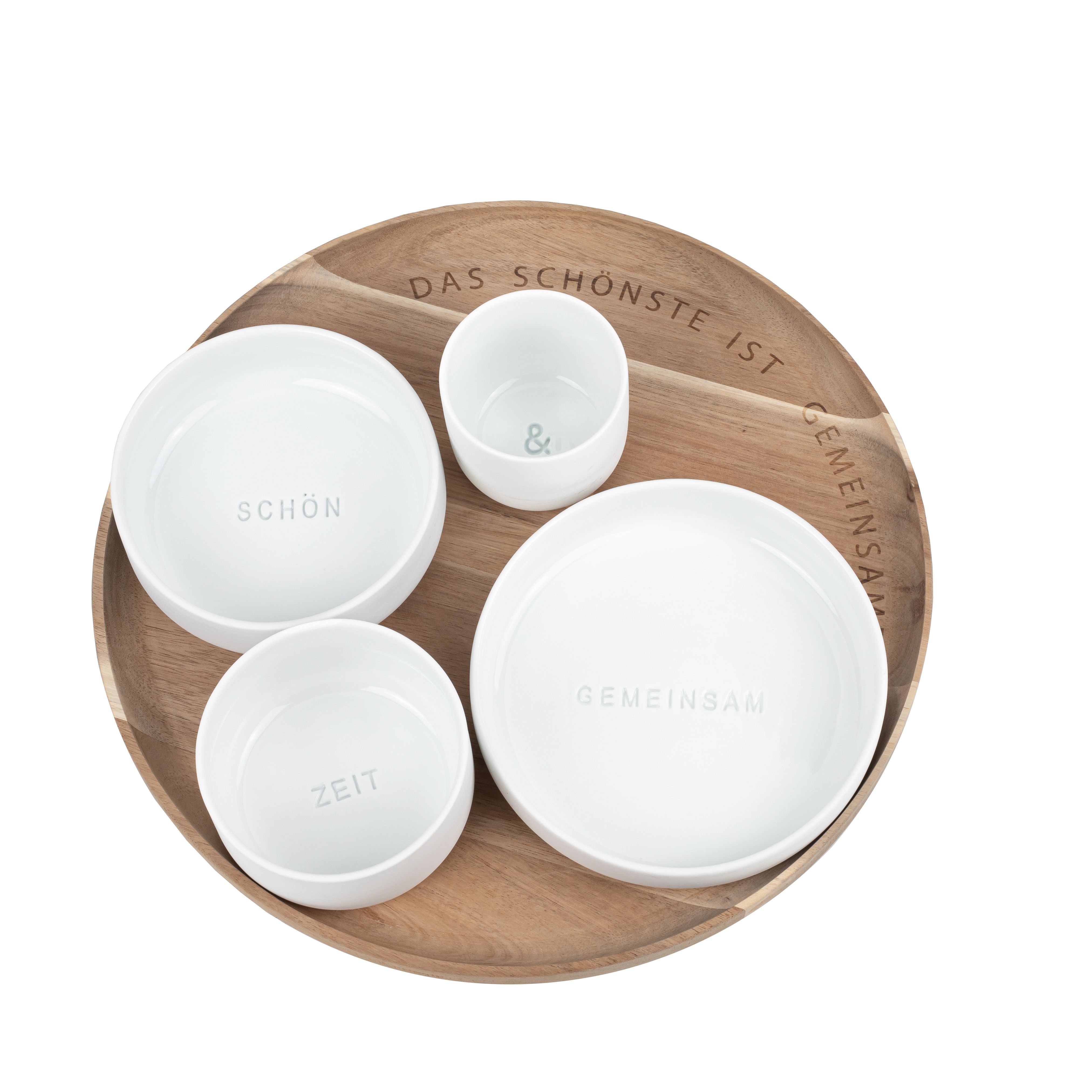Schalen Set "GEMEINSAM" Räder