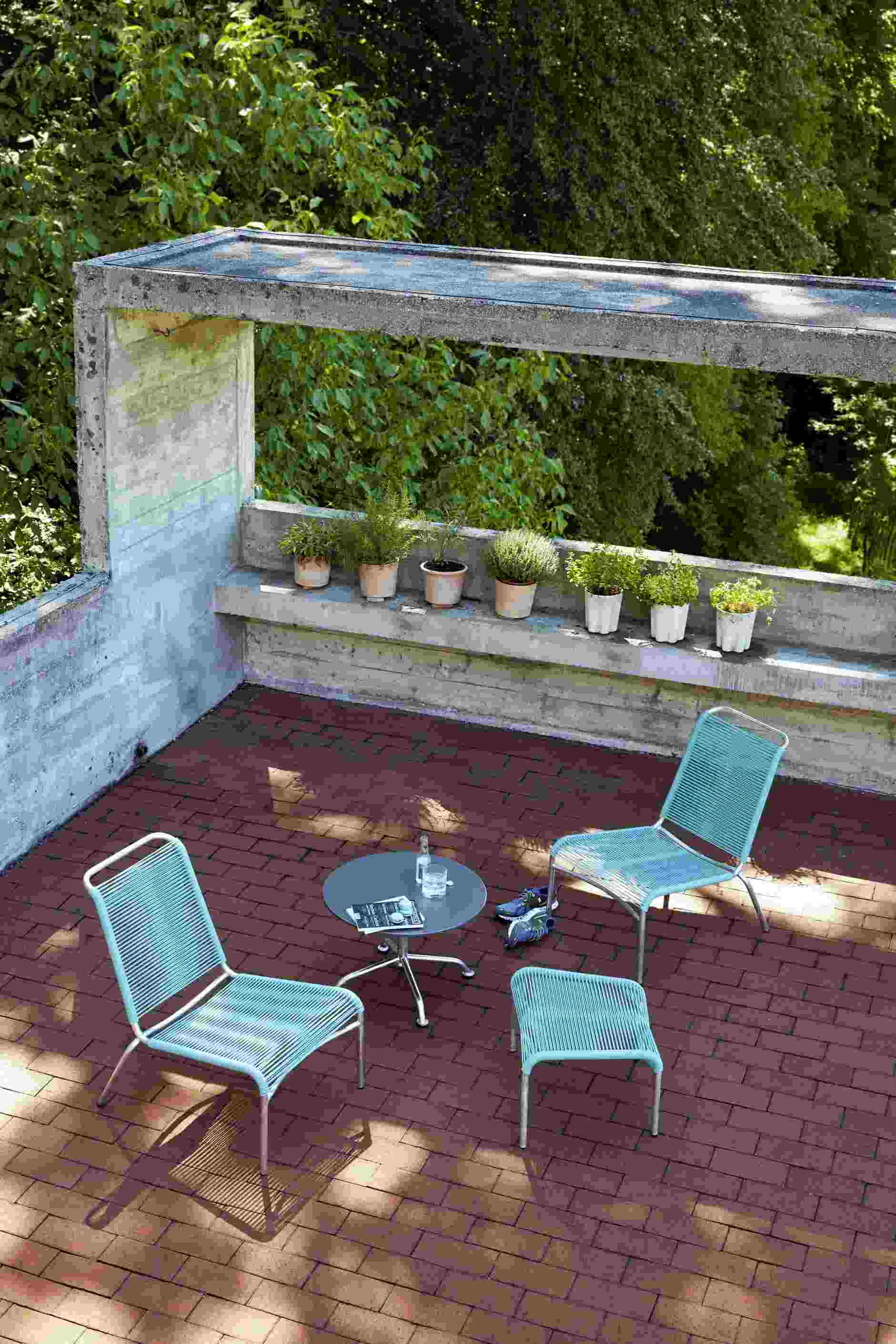 Altorfer Lounge Hocker Outdoor Embru 