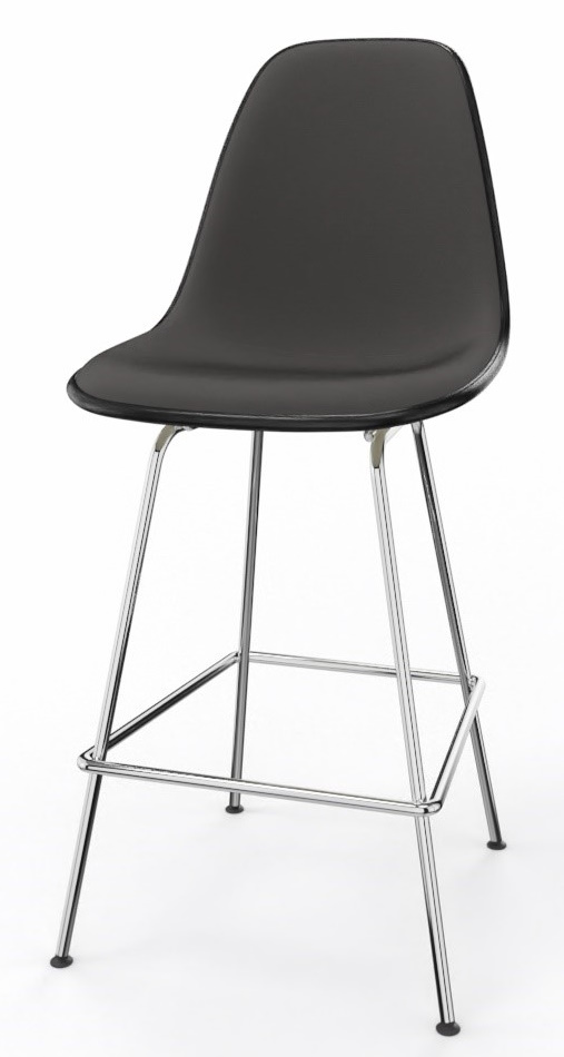 Eames Plastic Bar Stool Barhocker Medium Vollgepolstert Vitra 