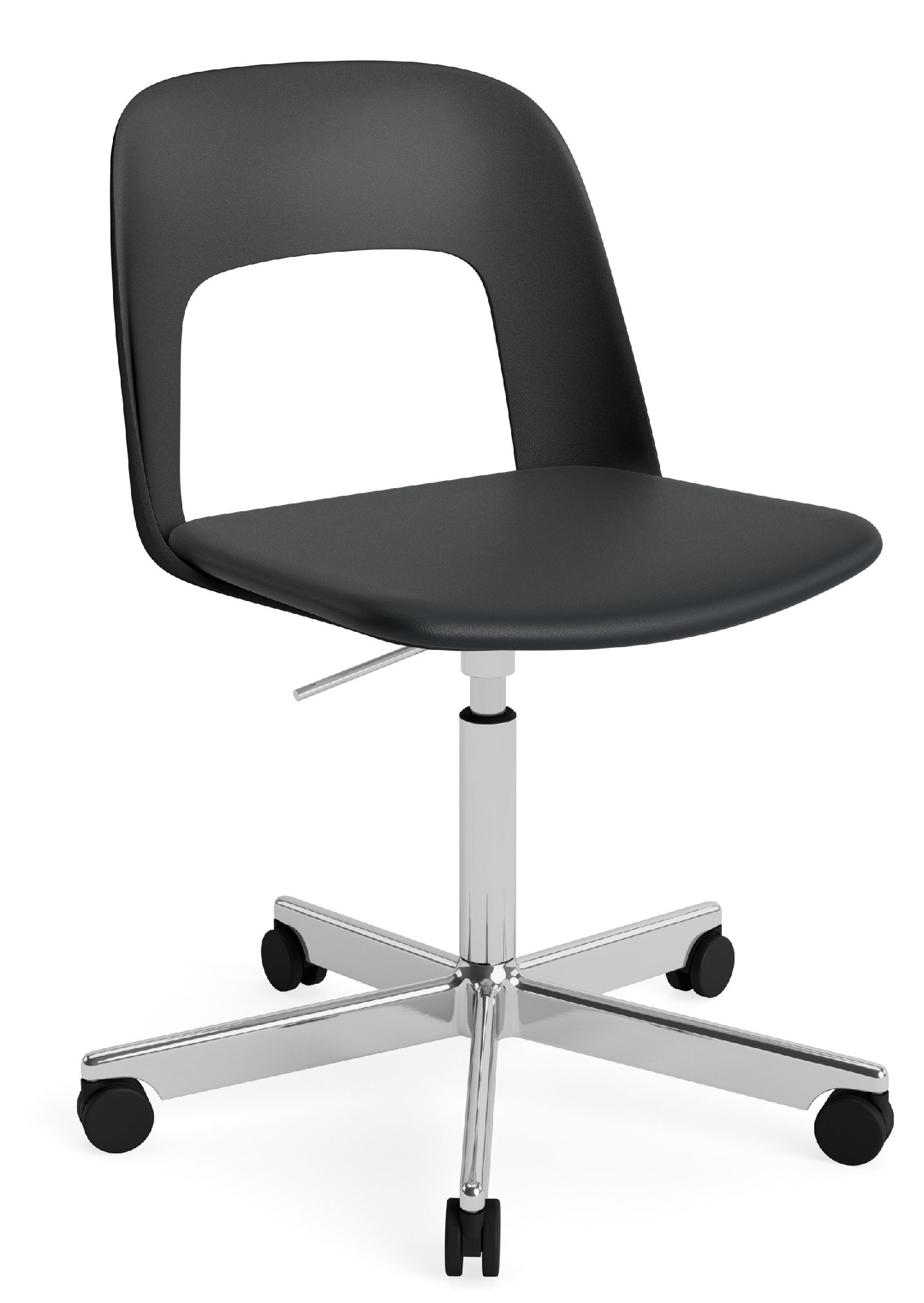 Layout Side Chair 143 5-Stern Drehfuß Stuhl Hay