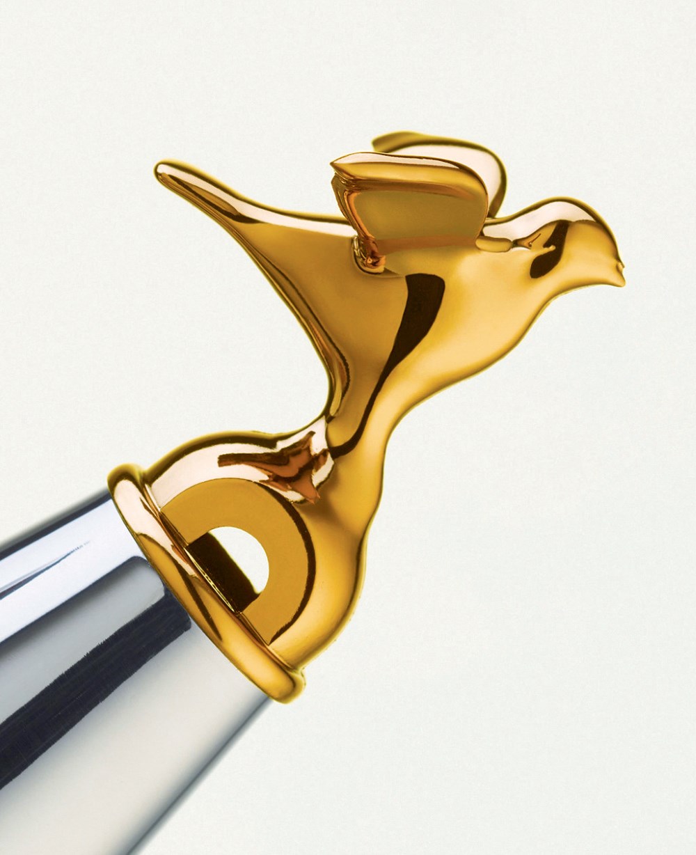 Flöte, Ersatzvogel 2er Set für Wasserkessel Messing Alessi