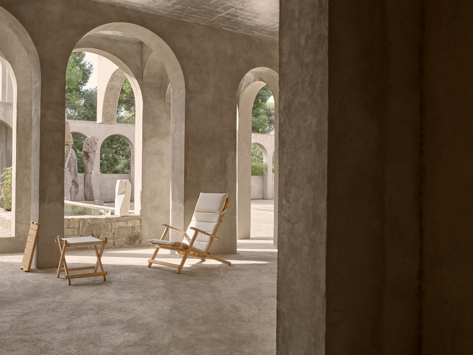 BM5768 Borge Mogensen Hocker Outdoor Carl Hansen & Søn
