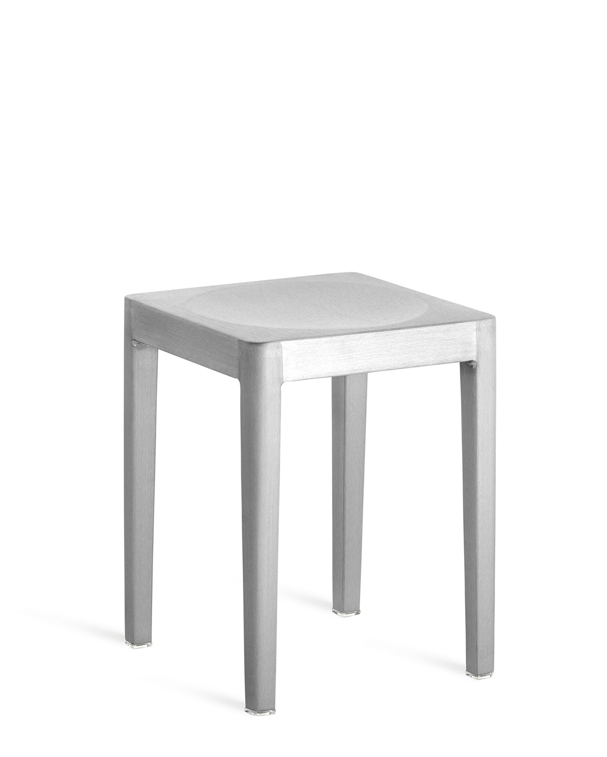 Emeco Stool Hocker Aluminium gebürstet Emeco