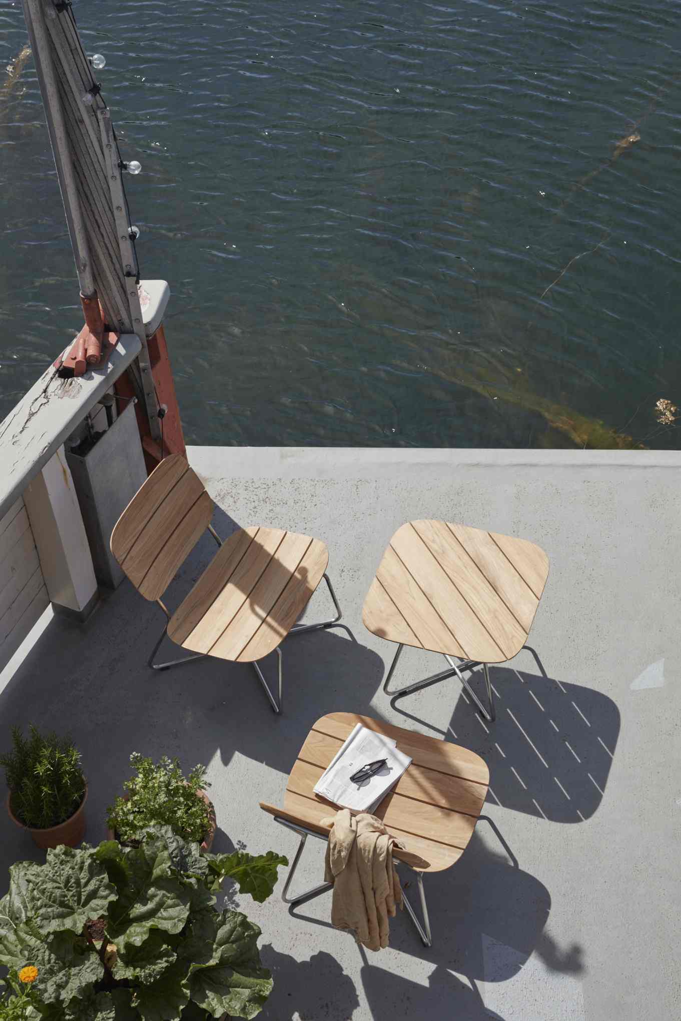 Lilium Lounge Chair Stuhl Outdoor Skagerak by Fritz Hansen 