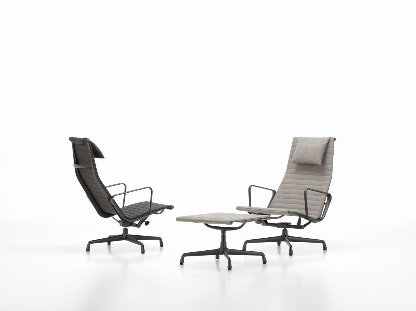 Aluminium Chair EA124 / EA 124 Sessel Vitra