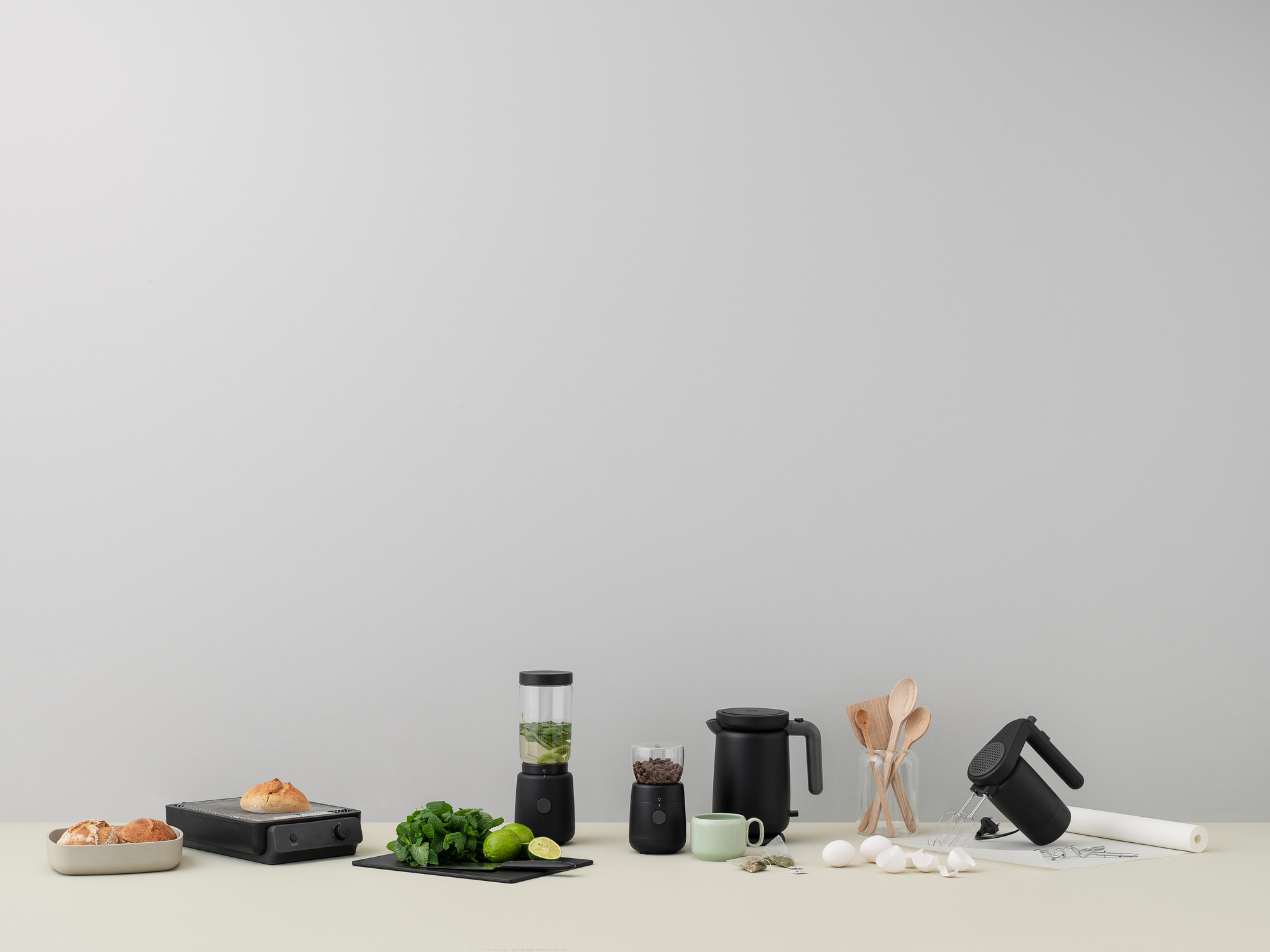 Foodie Hand Mixer Handrührgerät Schwarz RIG TIG by Stelton EINZELSTÜCK