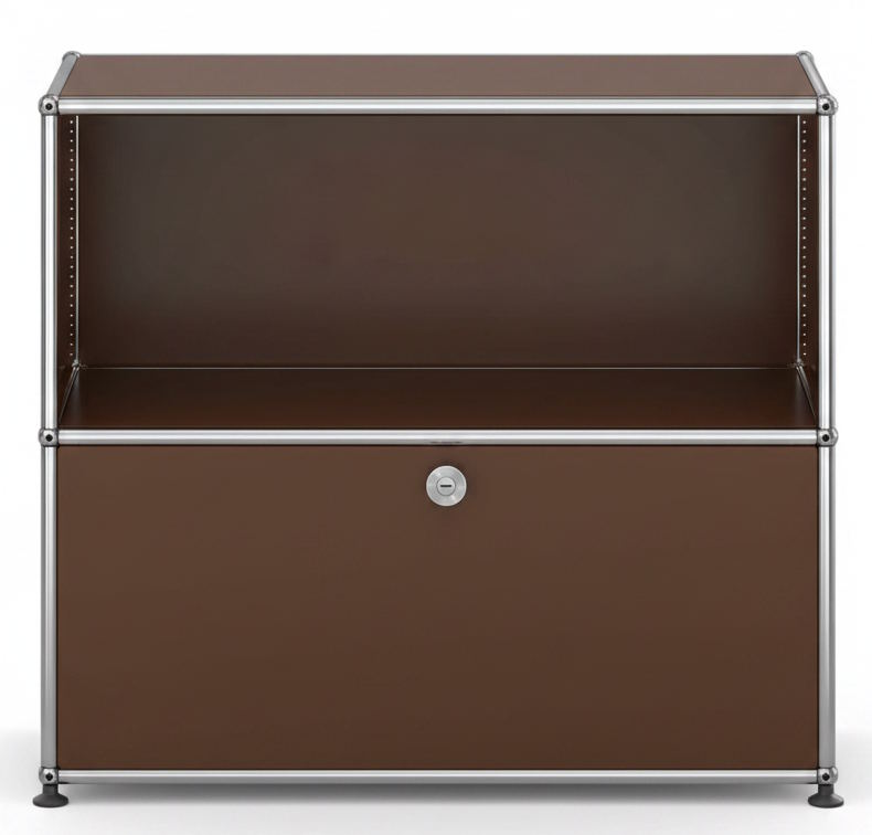 USM Haller Sideboard 1 Offen / 1 Klappe Braun