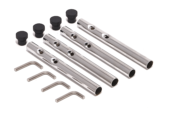 Verlängerungsstäbe Set Stahl für Eiermann Richard Lampert Kurz - Chrome Verlängerungsstäbe Set Stahl für Eiermann Richard Lampert Kurz - Chrome
