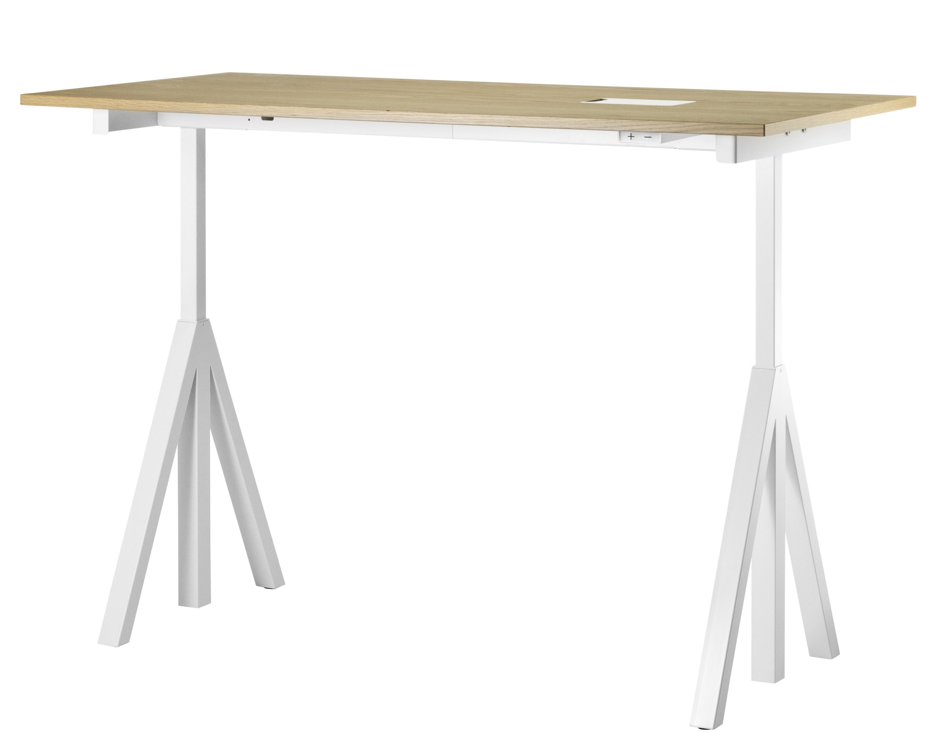 Schreibtisch höhenverstellbar String Furniture Eiche 