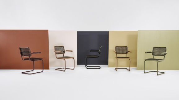 S 64 V Stahlrohr Klassiker Freischwinger Thonet