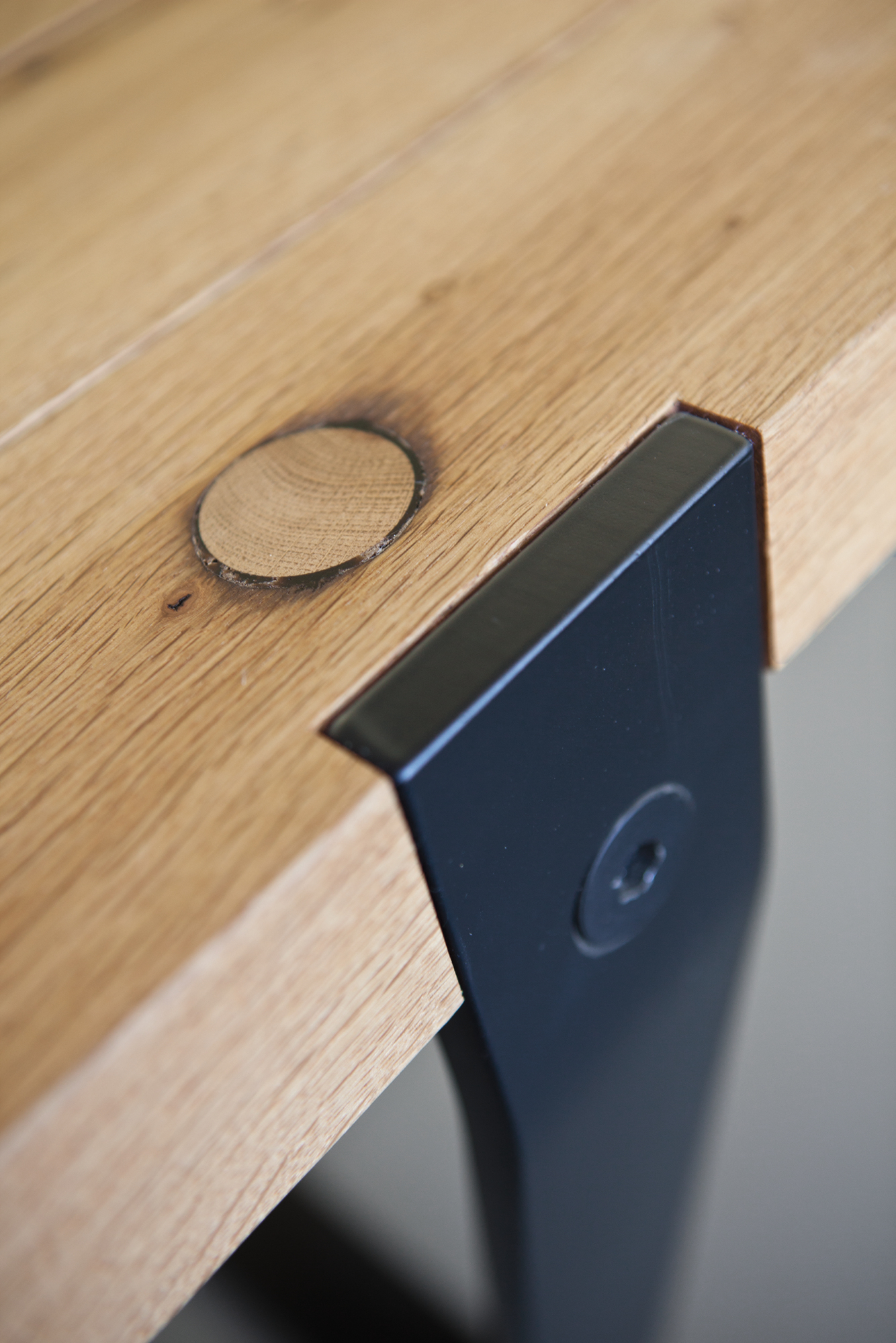 BB 11 Clamp Tisch Eiche gekalkt Janua