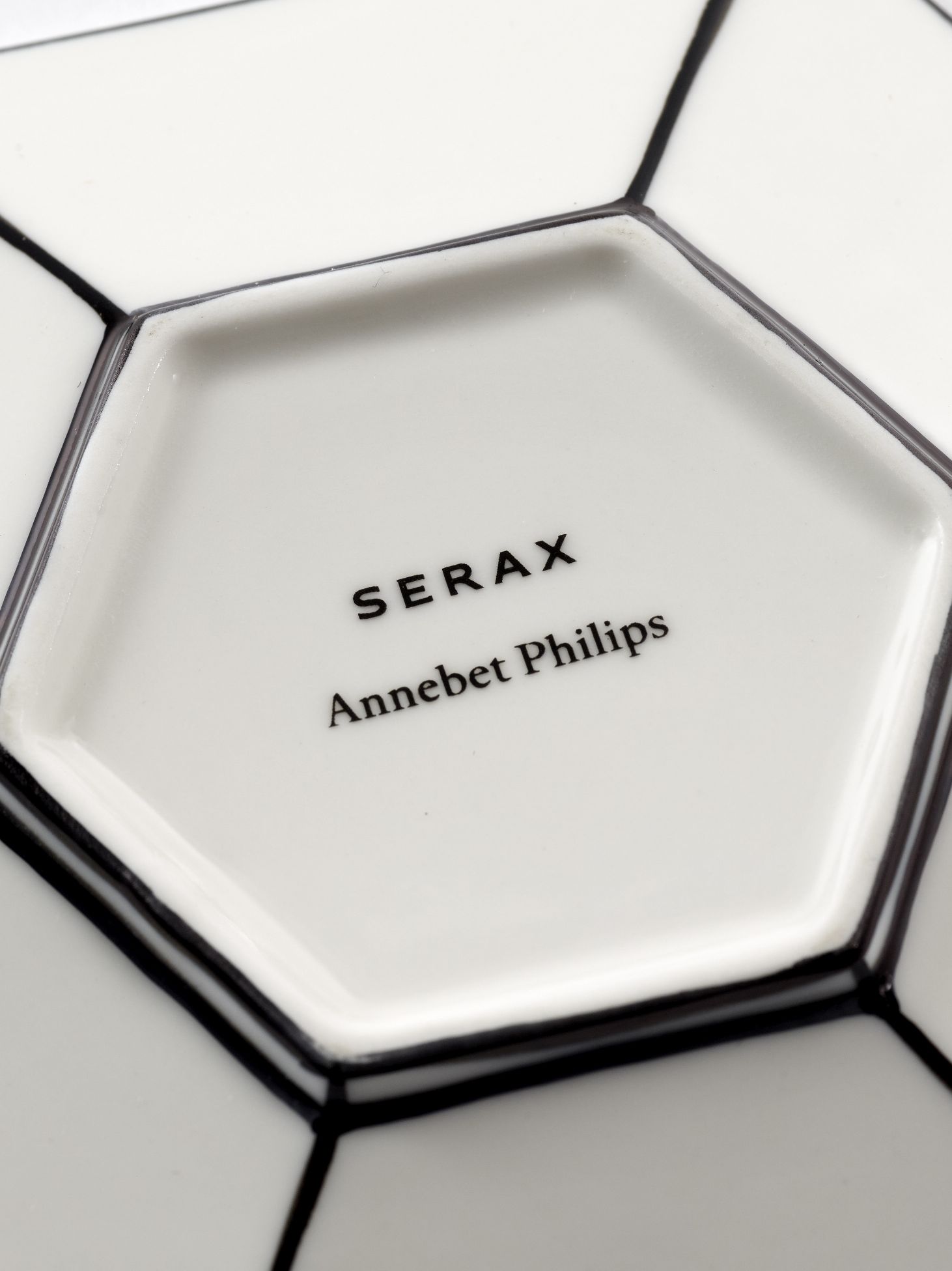 Capuucino Tasse Weiß/Schwarz Carte Blanche Serax  