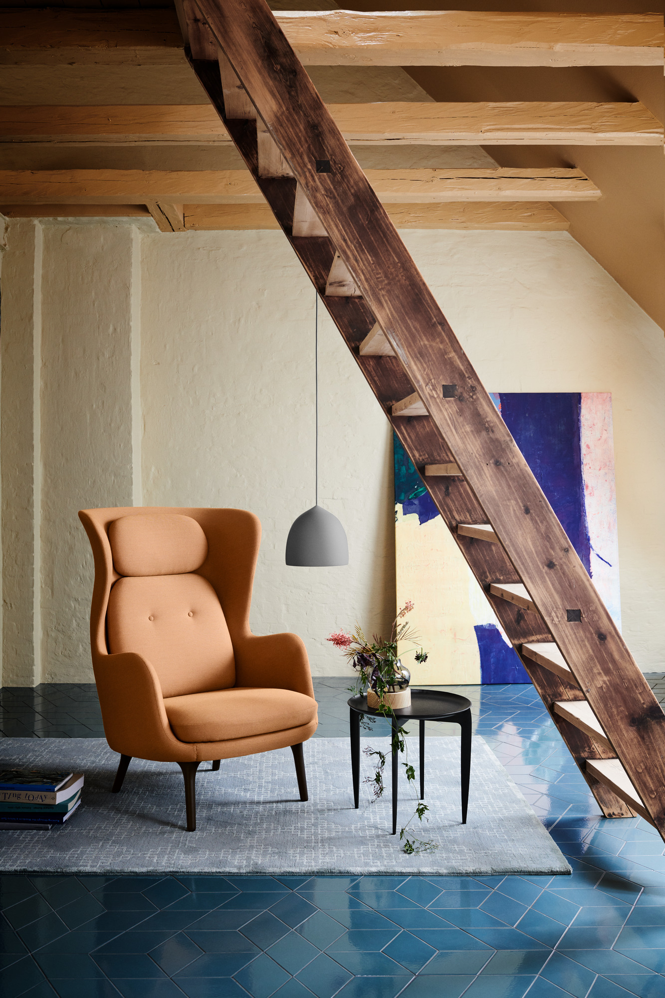 Suspence P2 Pendelleuchte Fritz Hansen Hellgrau