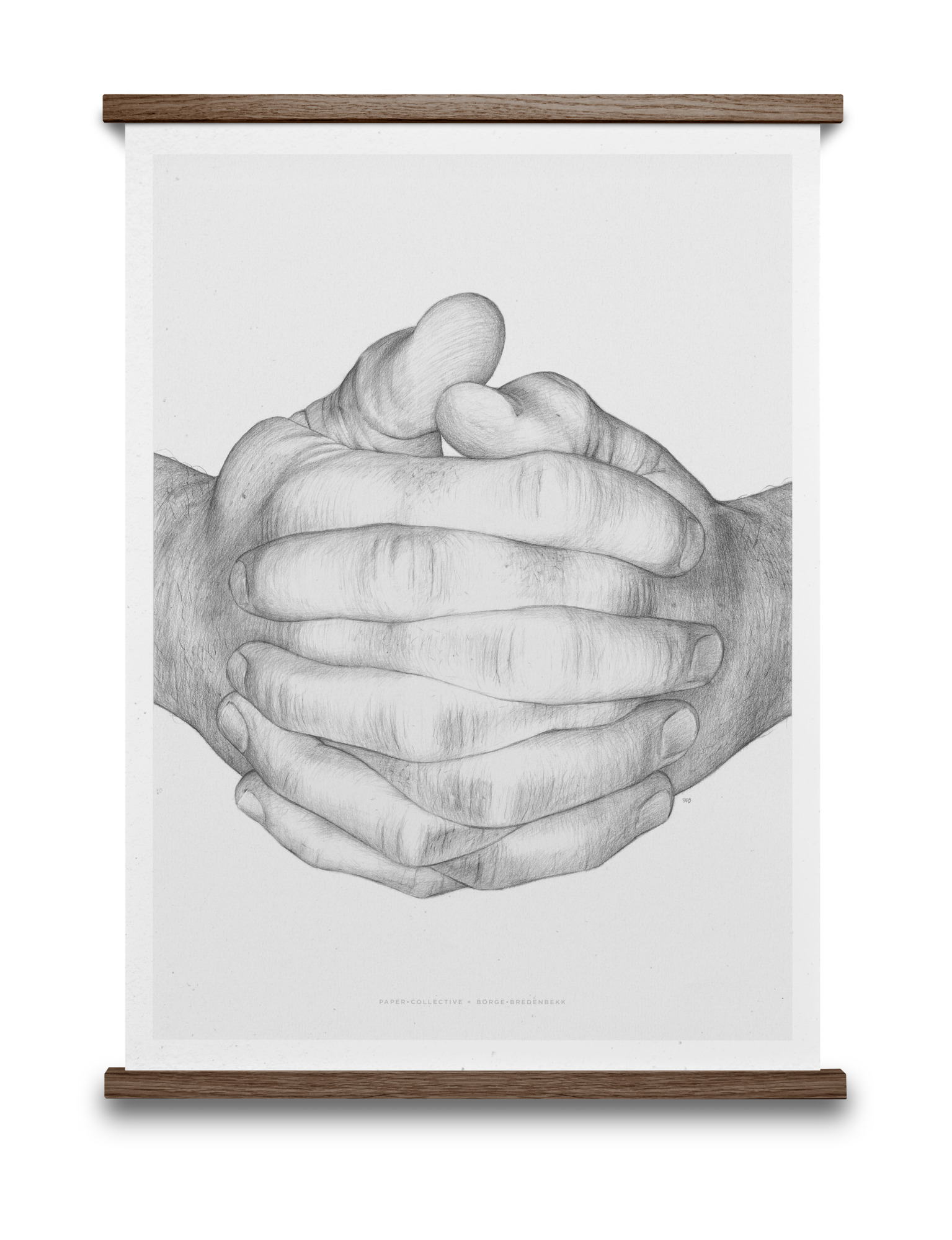 Folded Hands Poster Paper Collective EINZELSTÜCK