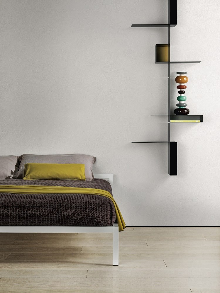 Aluminium Bed Bett lackiert MDF Italia
