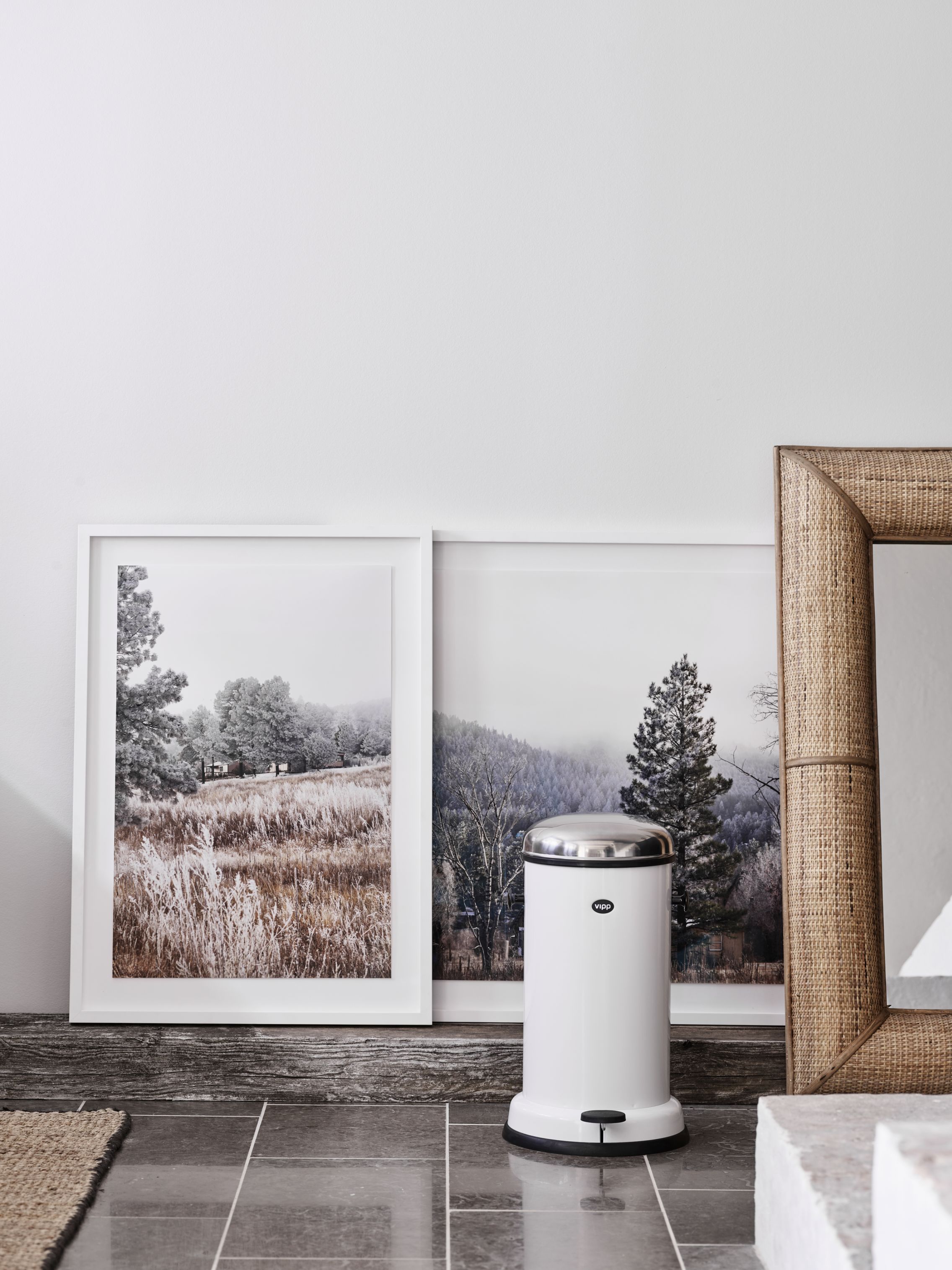 Treteimer 14 L weiß Vipp