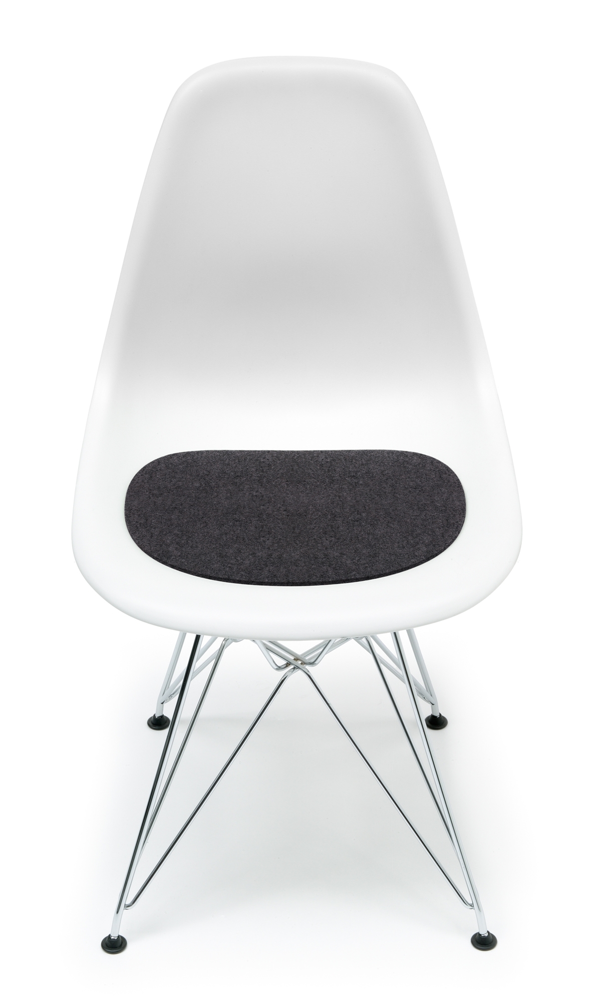 Sitzauflage-Filzauflage Eames Plastic Side Chairs DSR / DSW Anthrazit Hey Sign