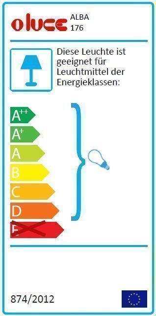 Alba 176 Wandleuchte Oluce
