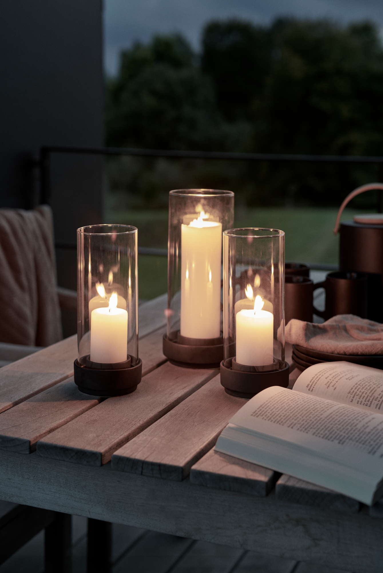 Hurricane Small Windlicht Stelton