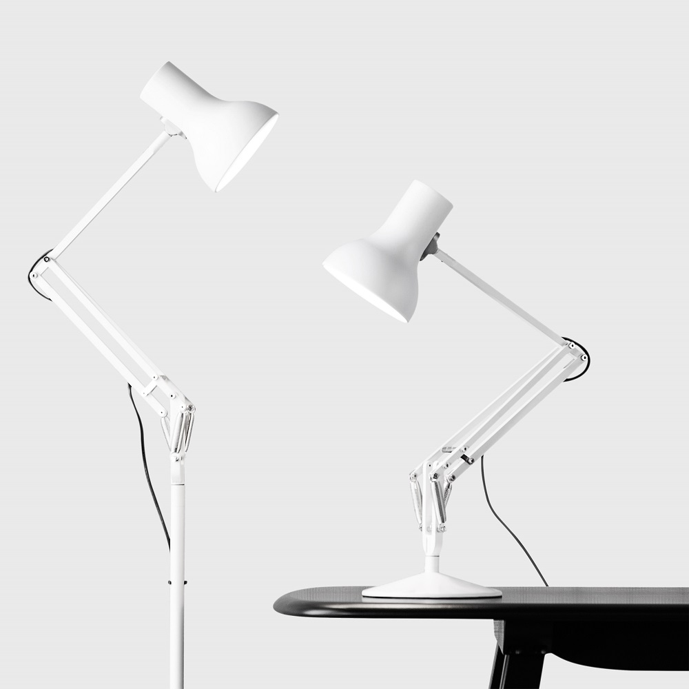 Type 75 Mini Desk lamp Tischleuchte Anglepoise Alpine Weiß
