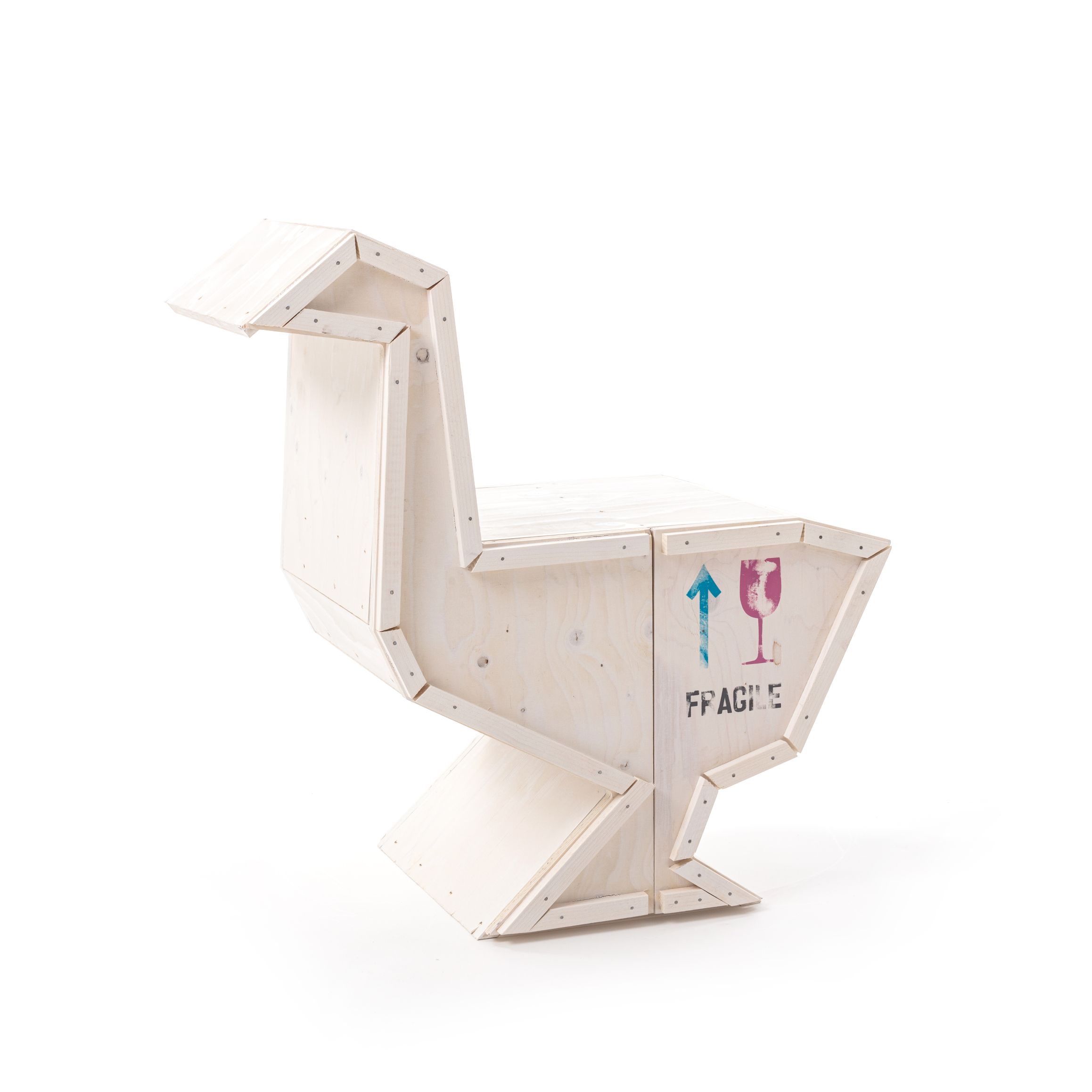 Sending Animals 2.0 Goose Schrank weiss Seletti