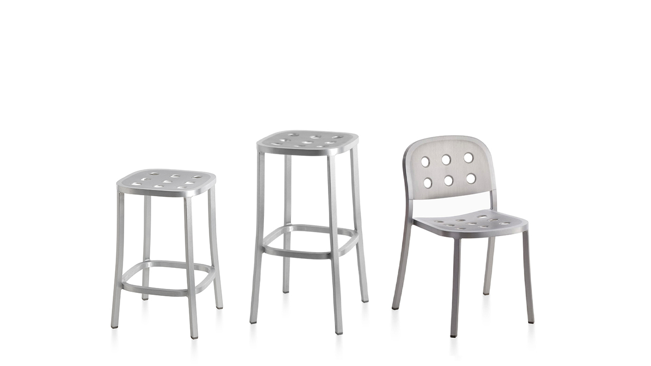 1 Inch All Aluminium Counter Stool Emeco