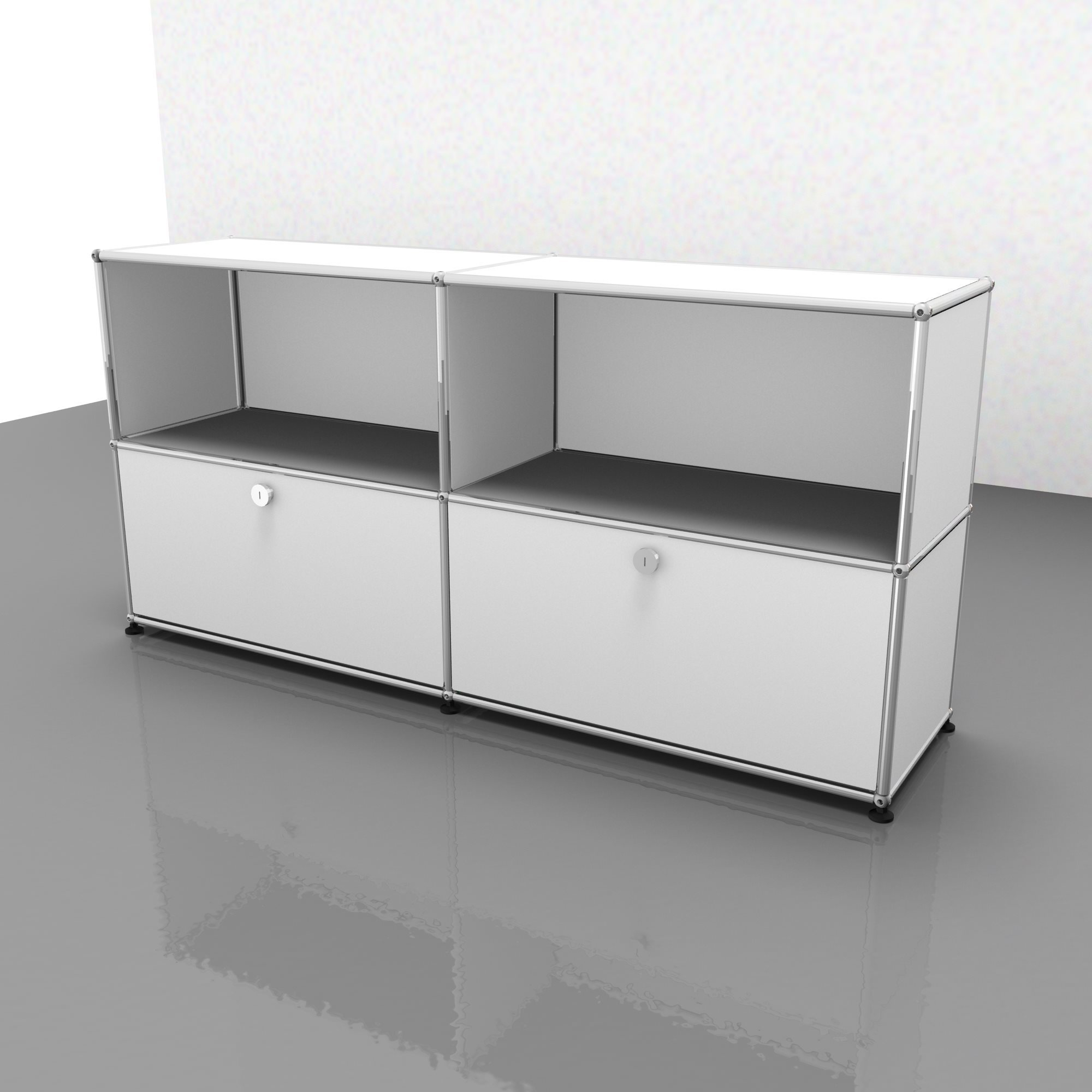 USM Haller Sideboard mit 2 Klappen – QUICK SHIP-beige