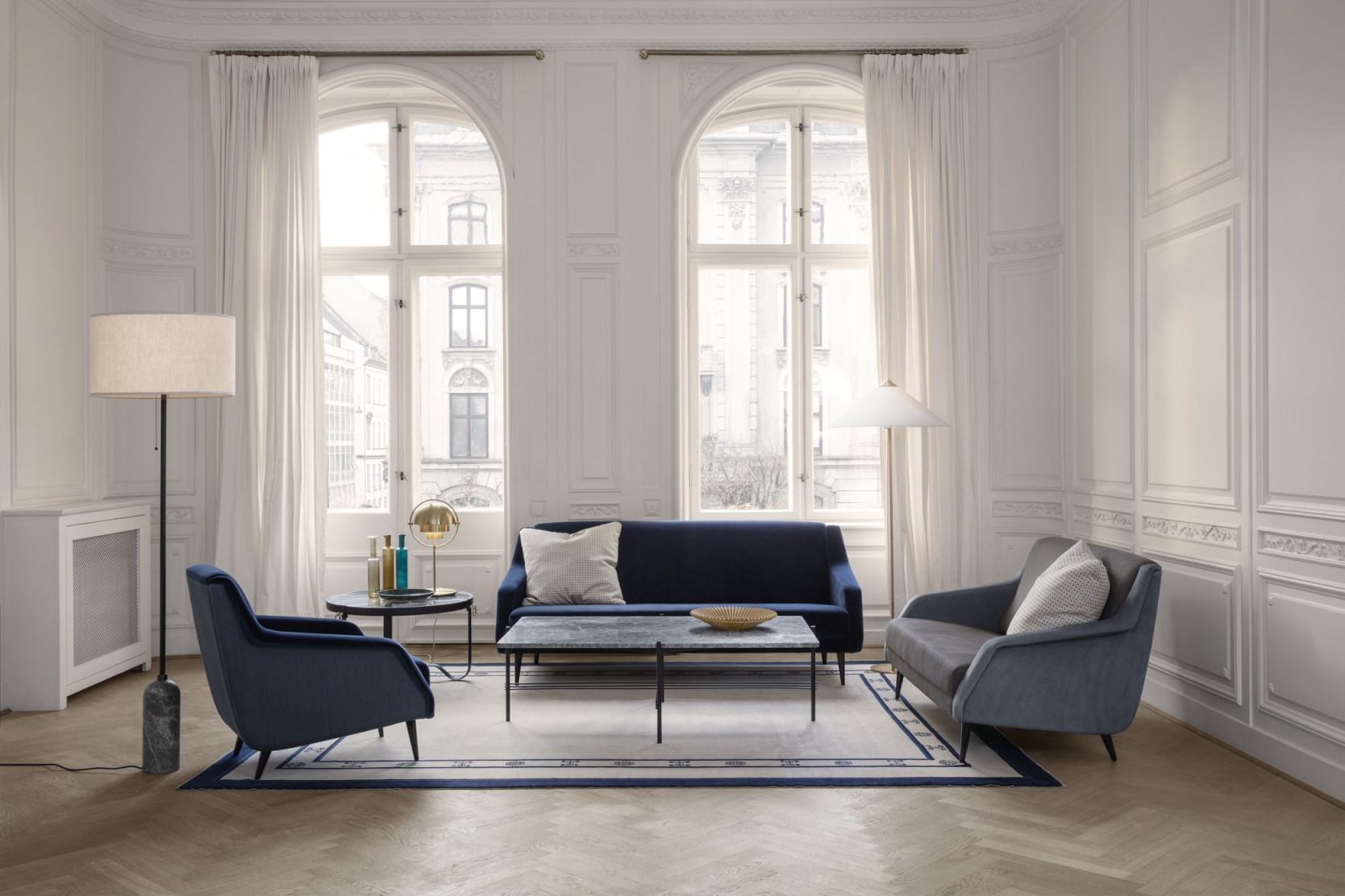 Adnet Coffee Table Couchtisch Gubi