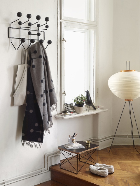 Eames Hang it all Garderobe Esche schwarz Vitra NEUE VERSION